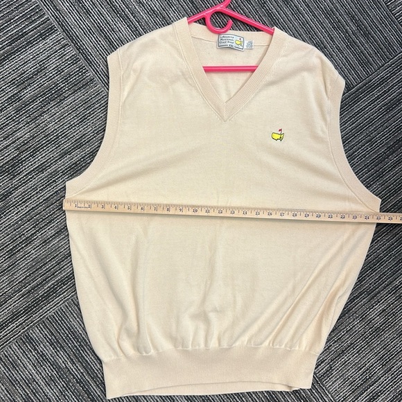 The Masters Men’s Cream V-Neck Sweater Vest Size XXL - Picture 5 of 6